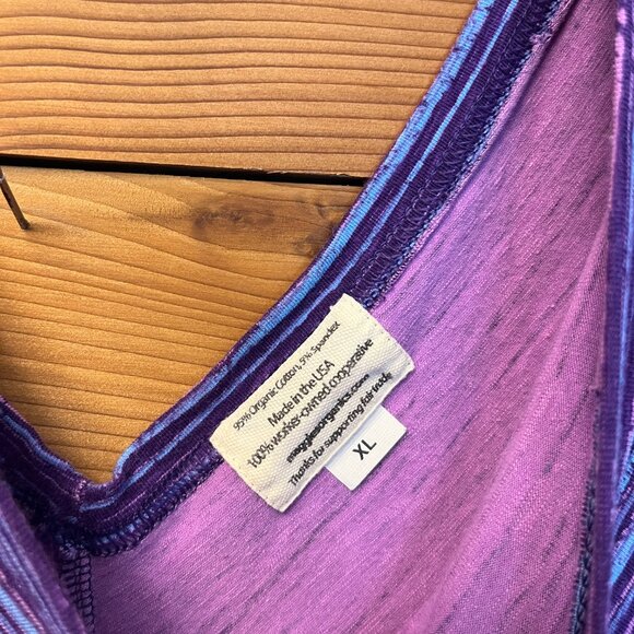Maggie's Organics Purple Stretch Dress - XL - Picture 5 of 7